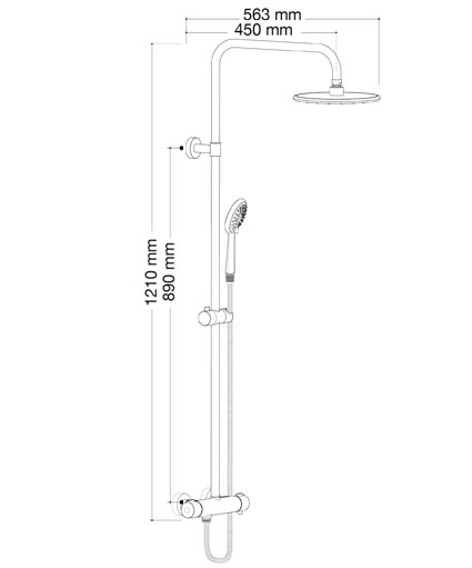 sistema de ducha logo | sanidek