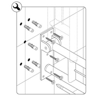 asa de seguridad curva acero inoxidable Ø32mm - 54cm | sanidek