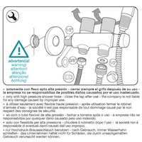llave escuadra doble con soporte nur | drena