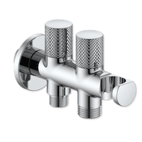 llave escuadra doble con soporte nur | drena