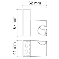 soporte ducha evo | sanidek
