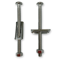 juego tornillos 80mm fijación tapa wc topfixing | sanidek