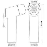 mango ducha íntima duojet | drena