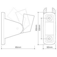 soporte ducha bay cromo | sanidek