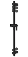 barra deslizante ducha adapt black | sanidek