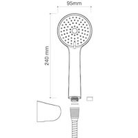 ahorrador de agua para mango de ducha | sanidek