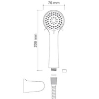 conjunto ducha beat blanco | sanidek