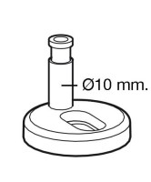juego fijación tapa wc tonda 10mm | sanidek